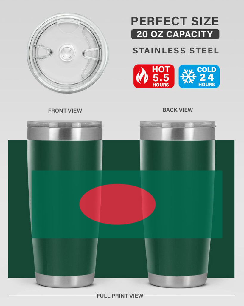 Bangladesh 184#- world flags- Tumbler
