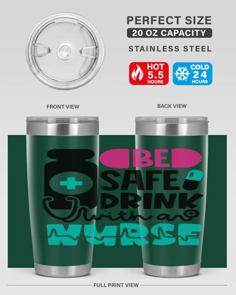 Be Safe Drink With An Nurse Style Style 222#- nurse- tumbler