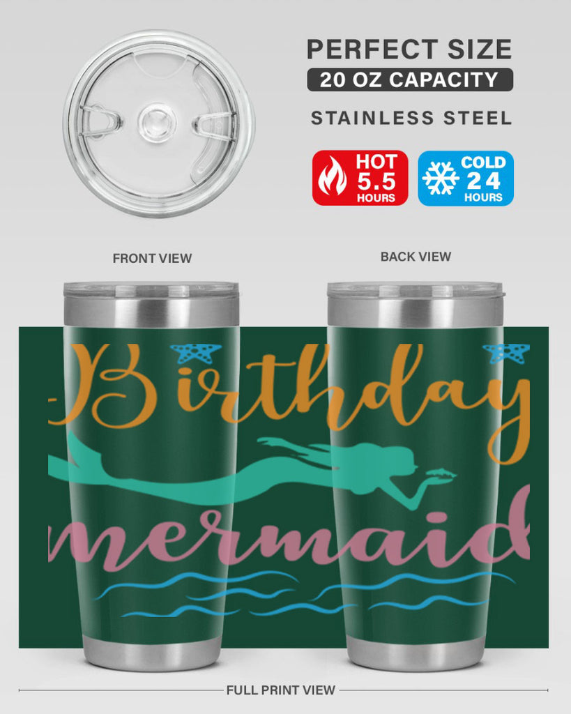 Birthday Mermaid Design 79#- mermaid- Tumbler