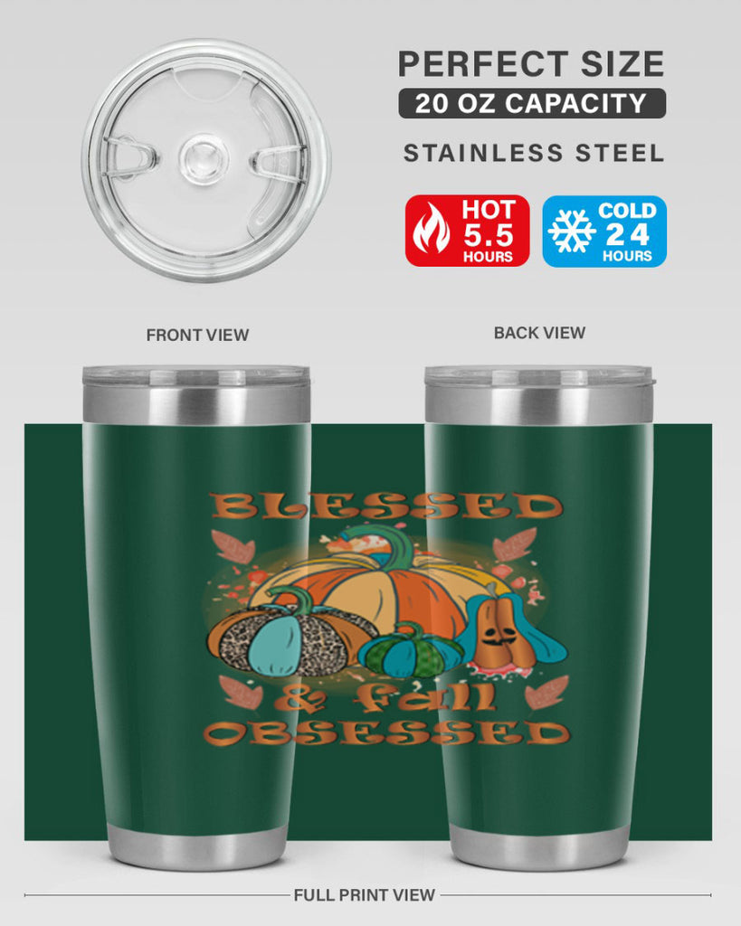 Blessed Fall Obsessed 49#- fall- Tumbler