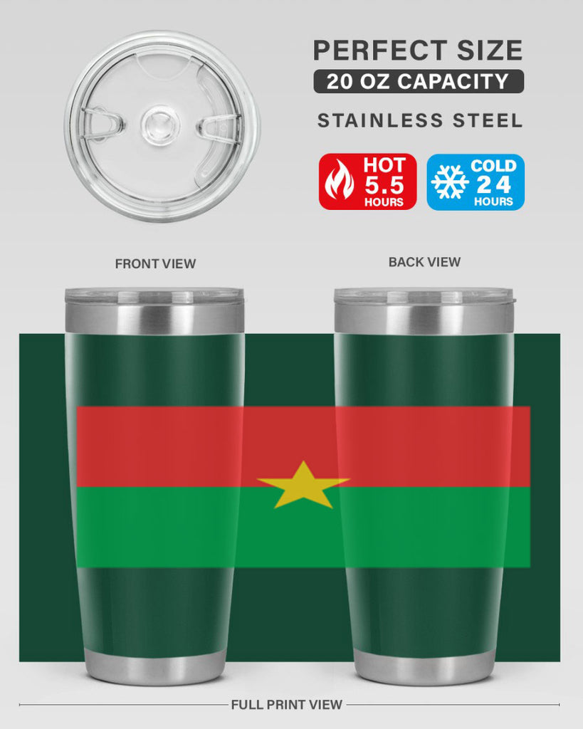 Burkina Faso 171#- world flags- Tumbler