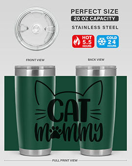 Cat Mommy Style 88#- cat- Tumbler