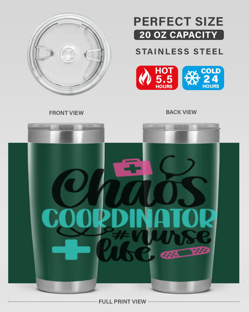 Chaos Coordinator Nurse Life Style Style 214#- nurse- tumbler