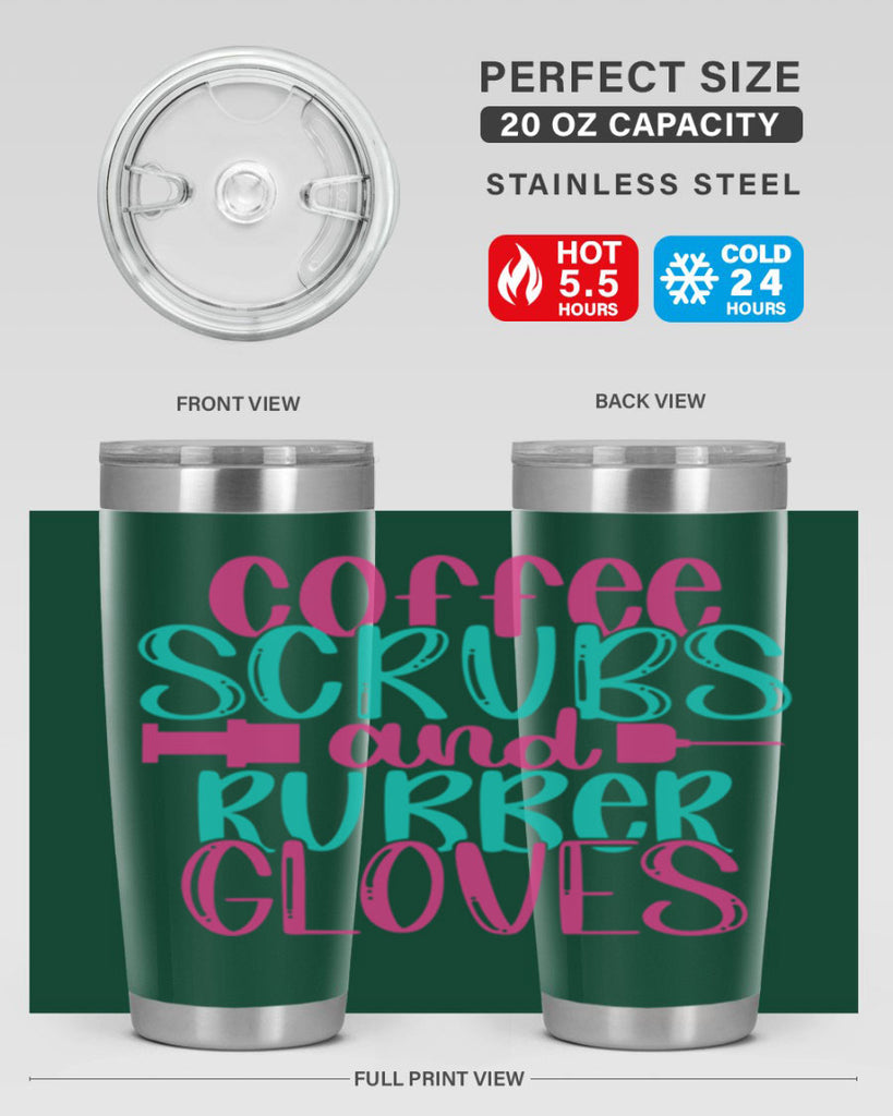 Coffee Scrubs And Rubber Gloves Style Style 210#- nurse- tumbler