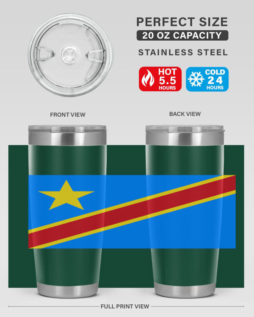 Congo Democratic Republic of the 159#- world flags- Tumbler