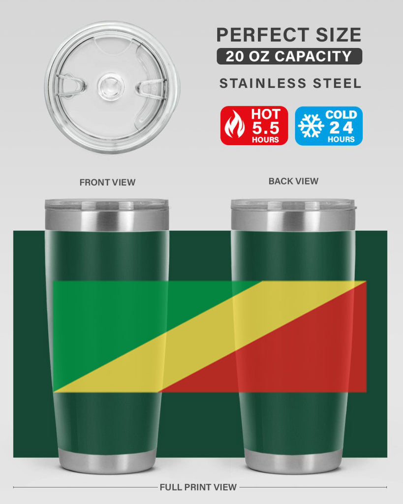 Congo Republic of the 158#- world flags- Tumbler