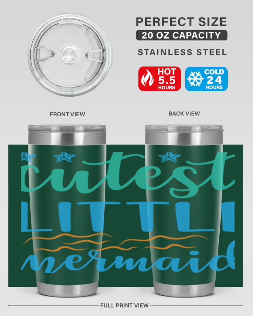 Cutest Little Mermaid Design 97#- mermaid- Tumbler
