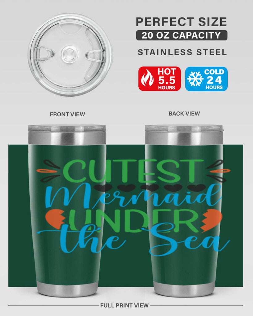 Cutest Mermaid Under The Sea 109#- mermaid- Tumbler