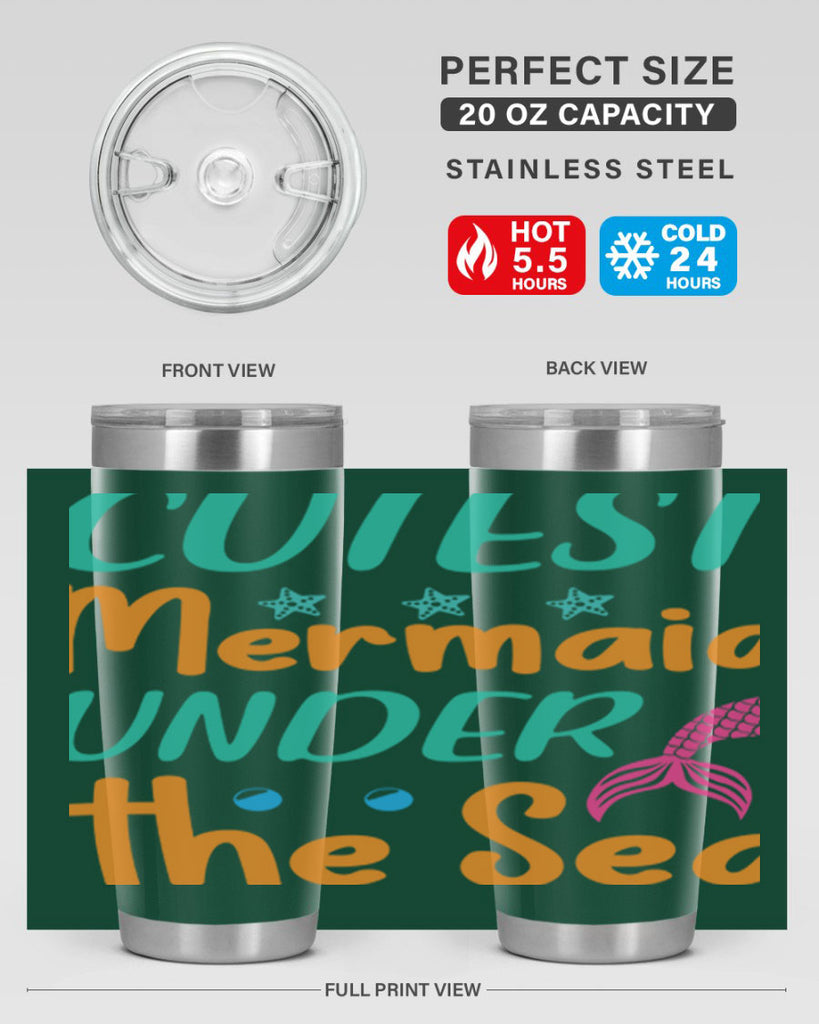 Cutest Mermaid Under the Sea 107#- mermaid- Tumbler