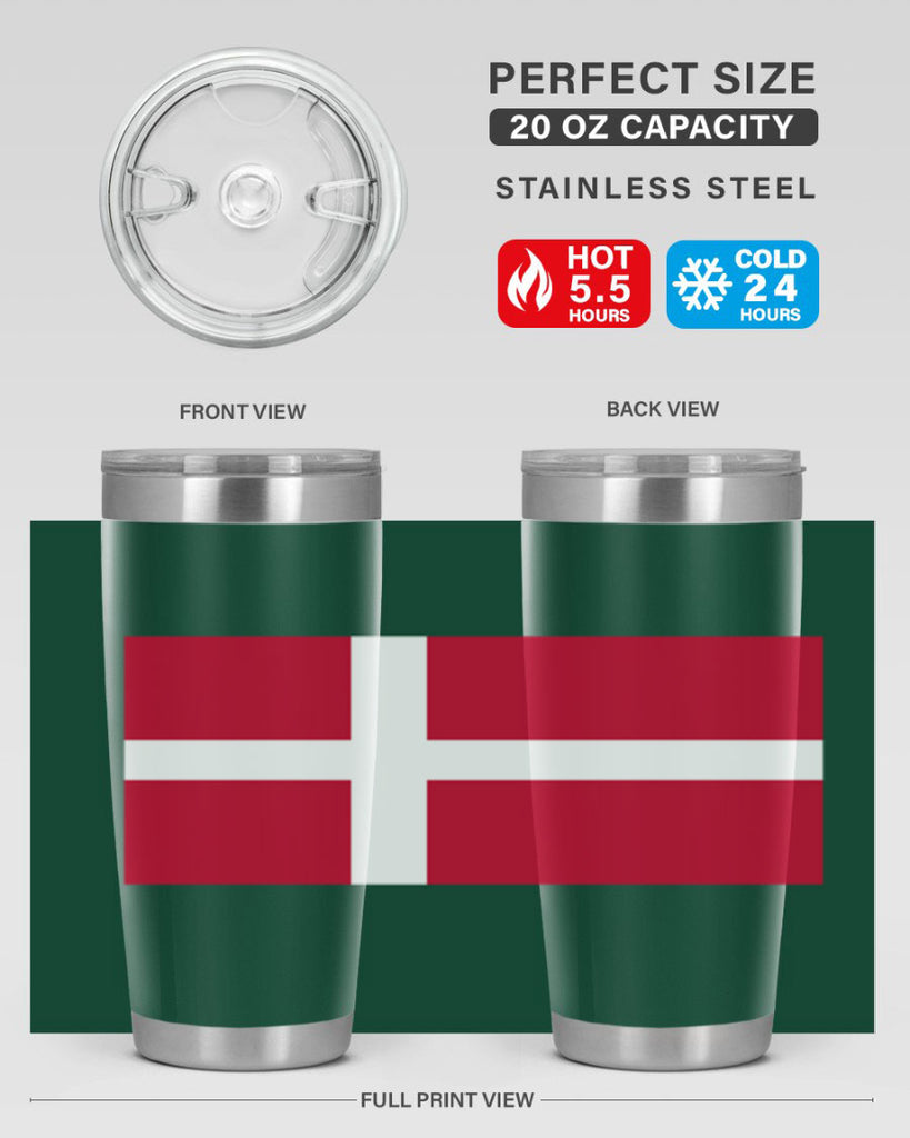 Denmark 151#- world flags- Tumbler