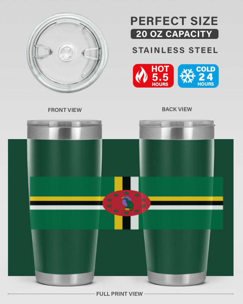 Dominica 149#- world flags- Tumbler