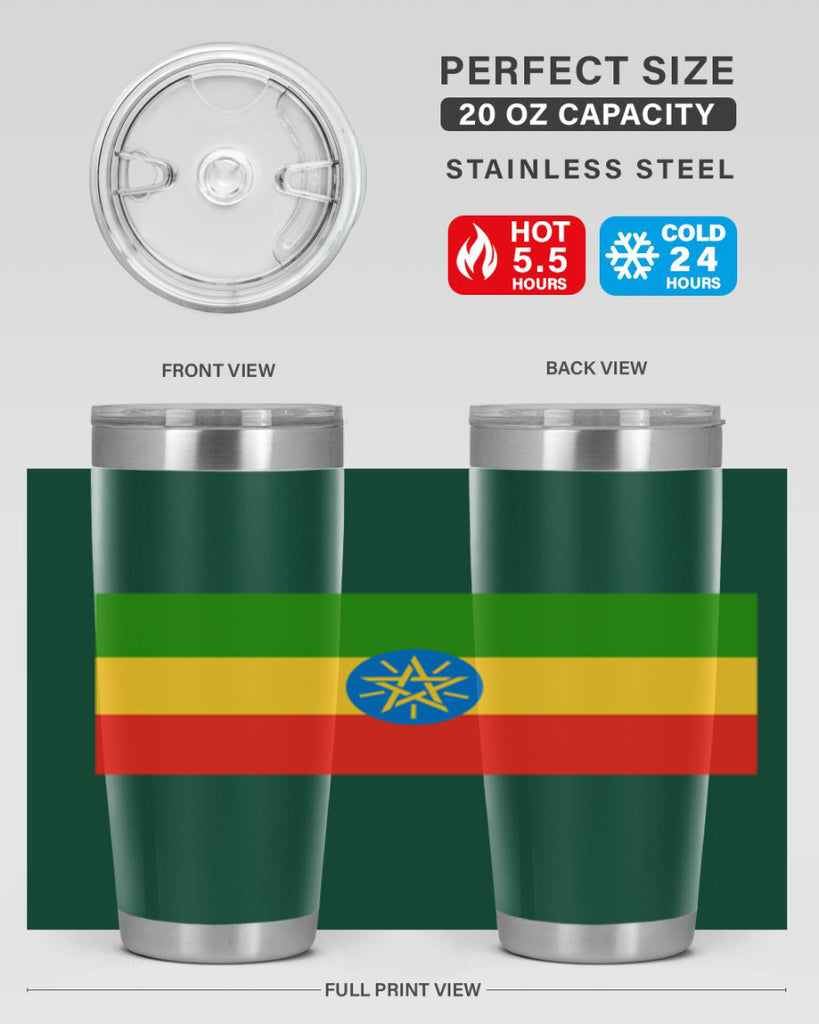 Ethiopia 140#- world flags- Tumbler