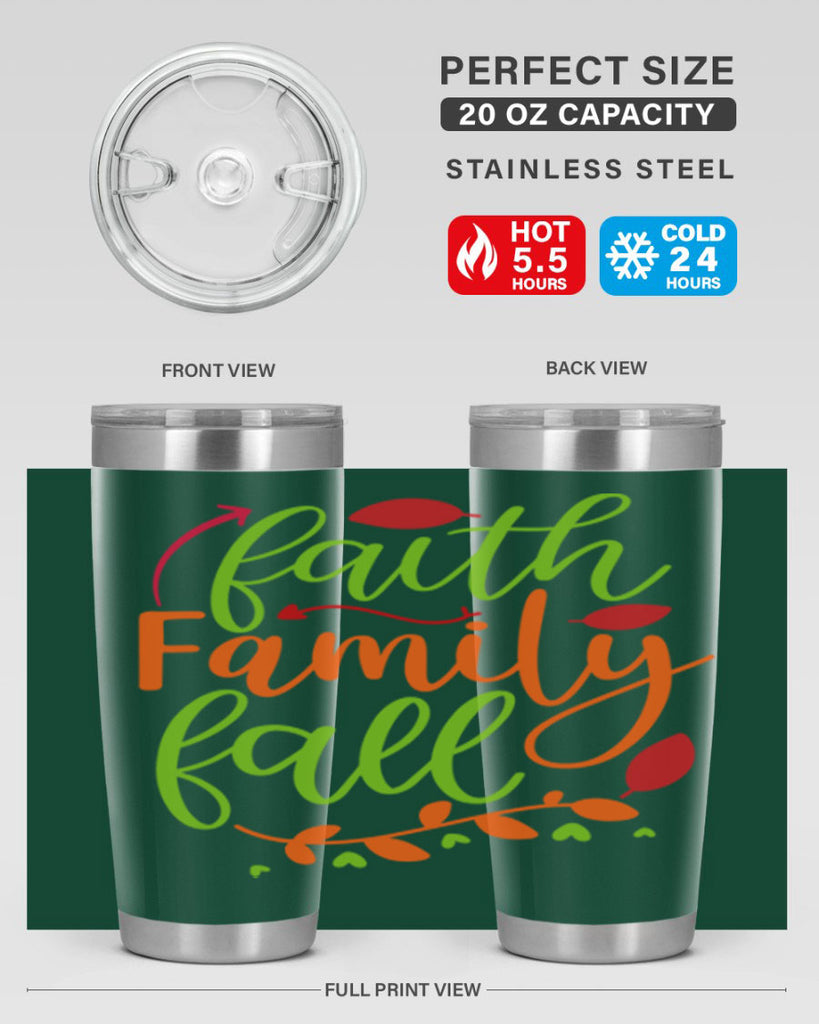 Faith Family Fall 82#- fall- Tumbler