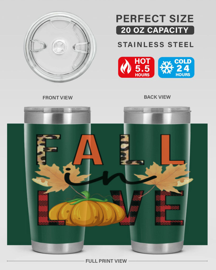 Fall in Love 104#- fall- Tumbler
