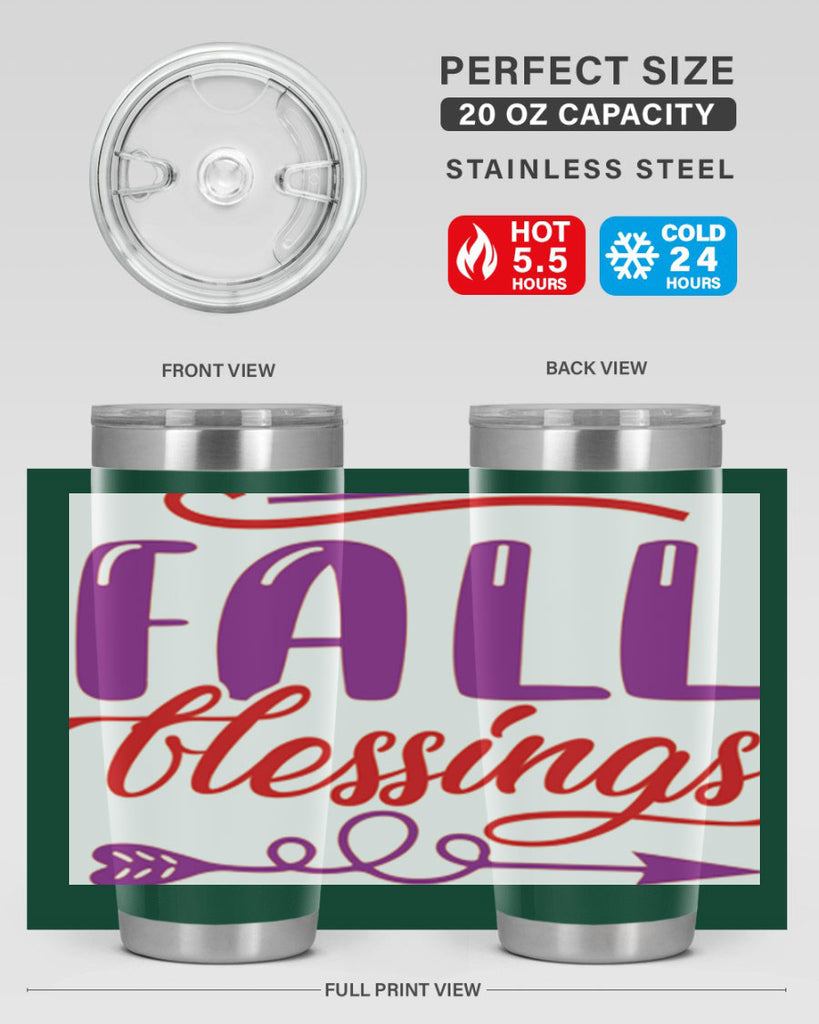 FallBlessingsdesign 146#- fall- Tumbler