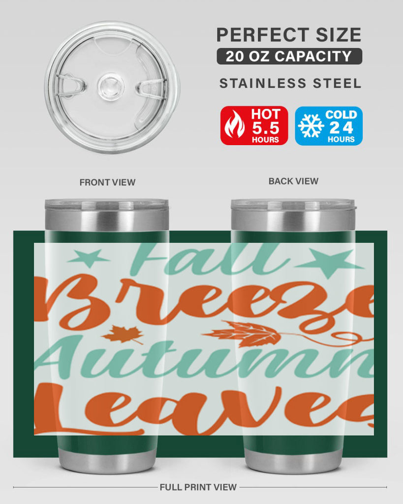 FallBreezeAutumnLeaves 147#- fall- Tumbler