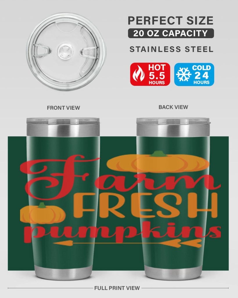 FarmFreshPumpkins 177#- fall- Tumbler