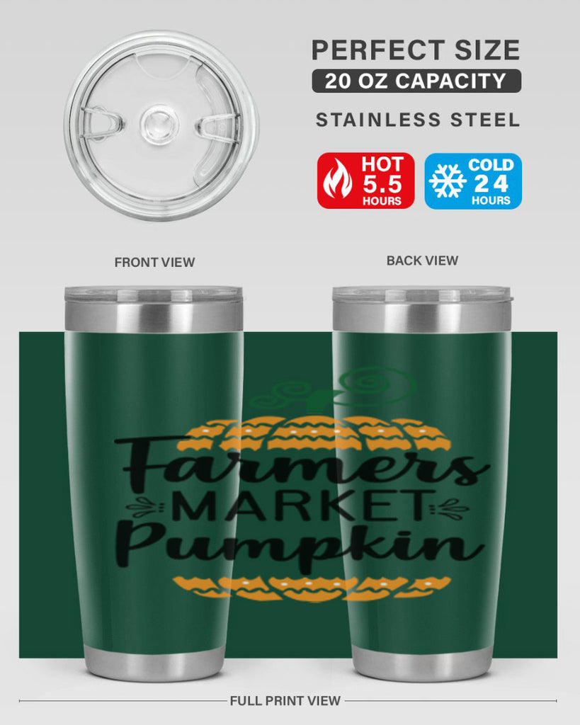 Farmersmarketpumpkin 179#- fall- Tumbler