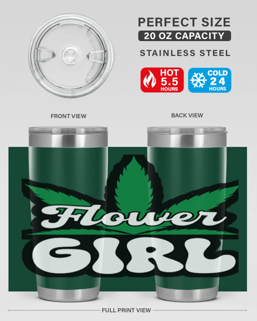 Flower girl 85#- marijuana- Tumbler