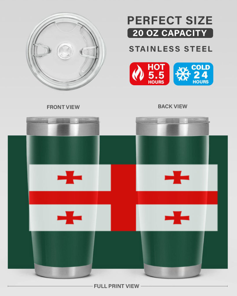 Georgia 134#- world flags- Tumbler