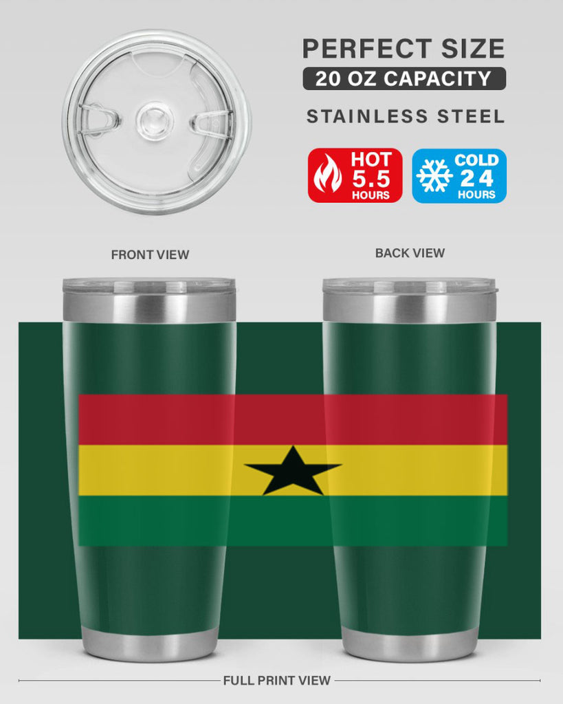 Ghana 132#- world flags- Tumbler
