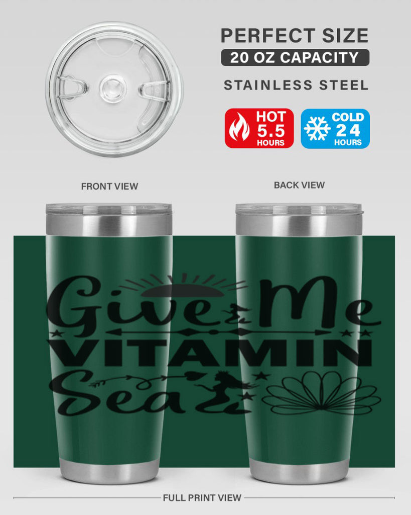 Give Me Vitamin Sea 194#- mermaid- Tumbler