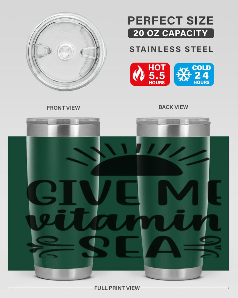 Give me vitamin sea 195#- mermaid- Tumbler