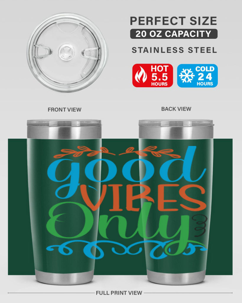 Good Vibes Only 198#- mermaid- Tumbler