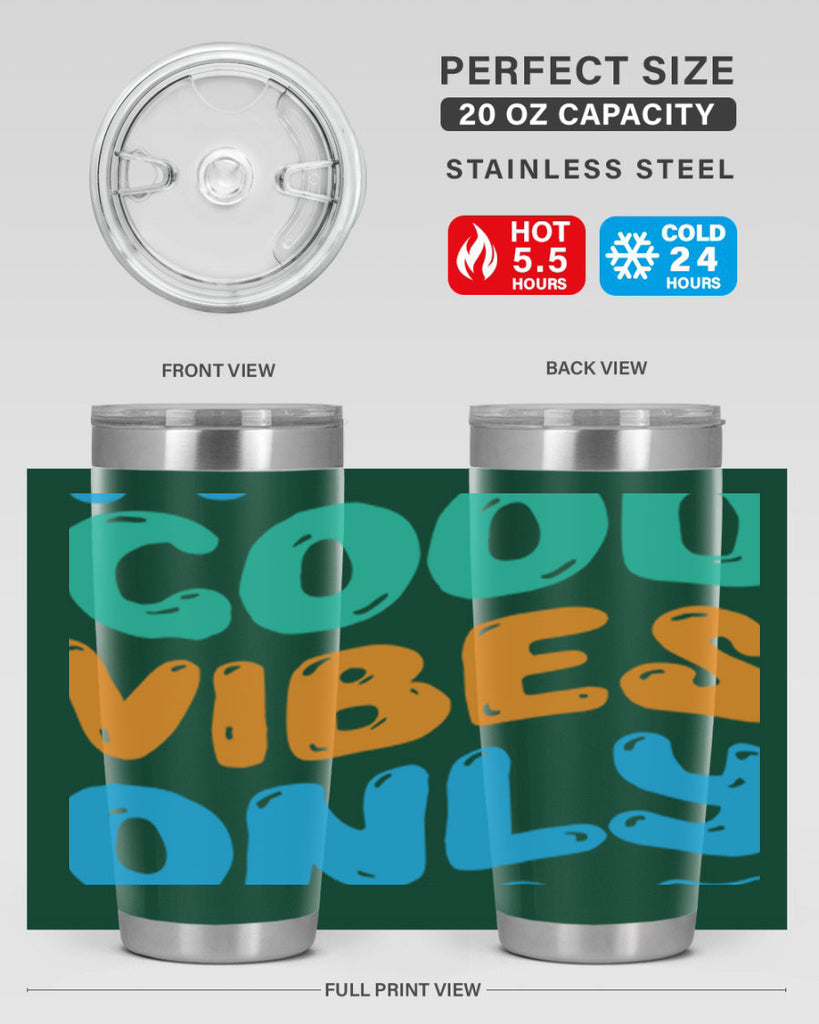 Good Vibes Only Design 200#- mermaid- Tumbler