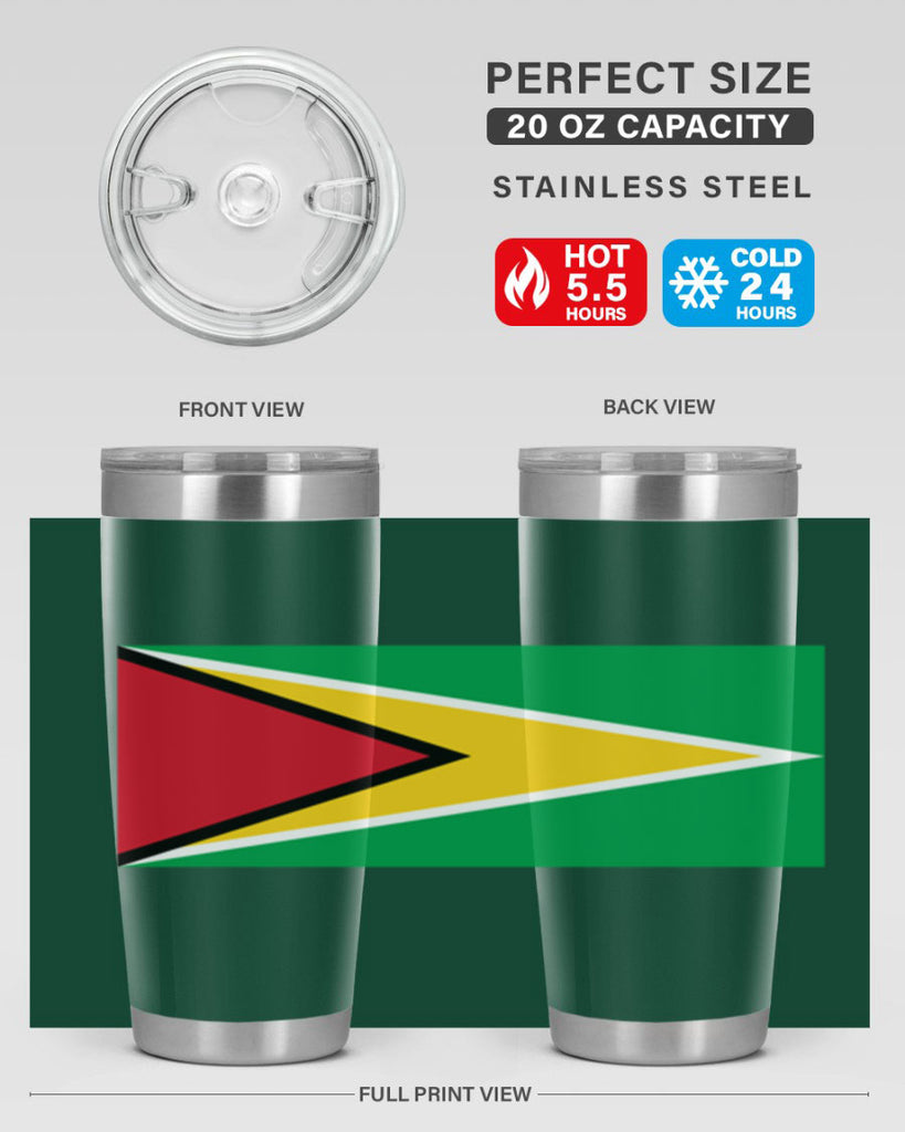 Guyana 126#- world flags- Tumbler