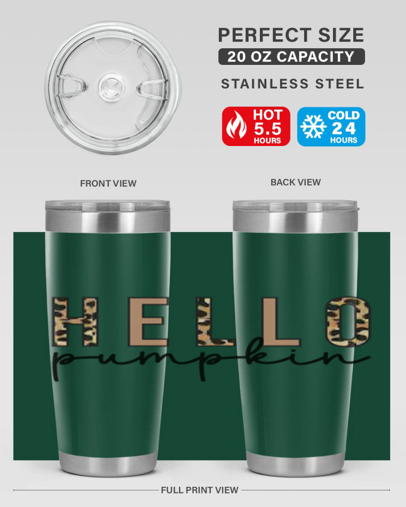 Hello Pumpkin Fall 291#- fall- Tumbler