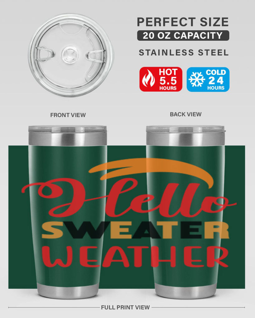 HelloSweaterWeather 301#- fall- Tumbler