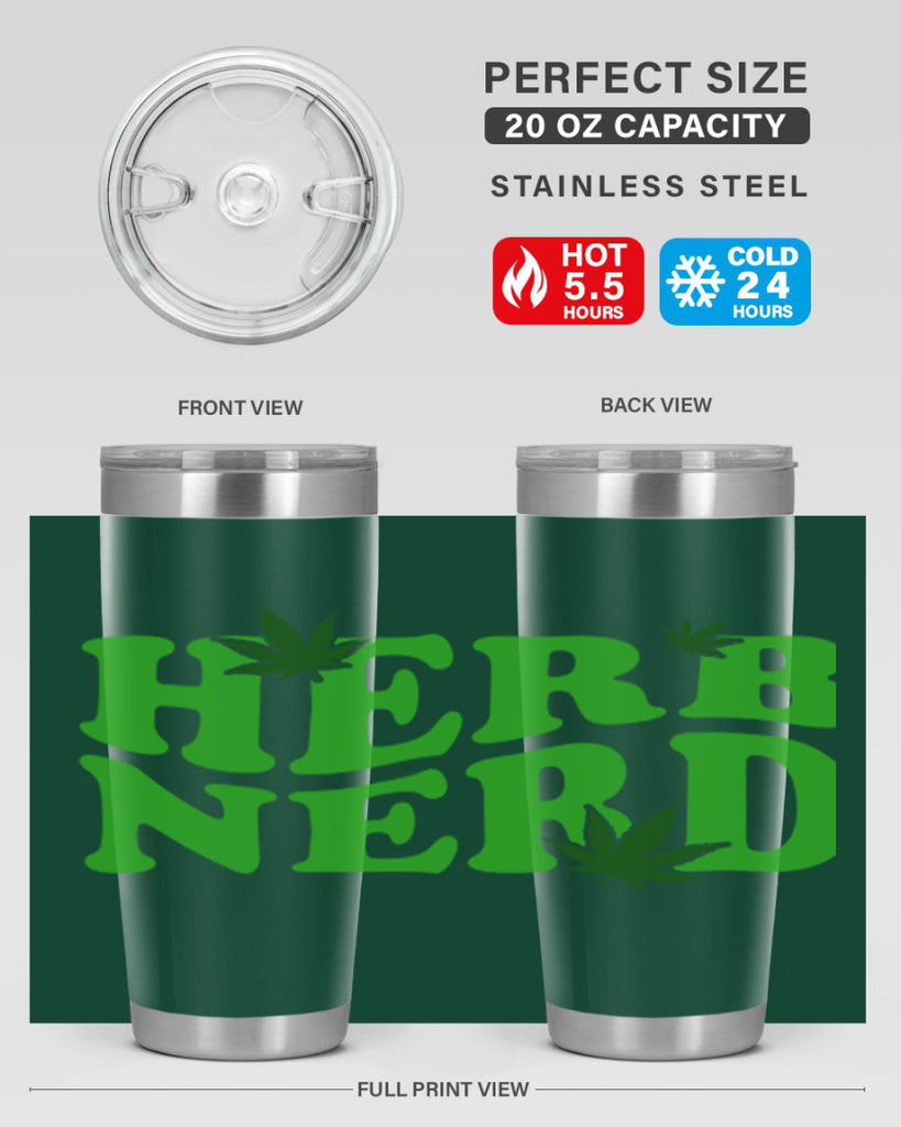 Herd Nerd 110#- marijuana- Tumbler