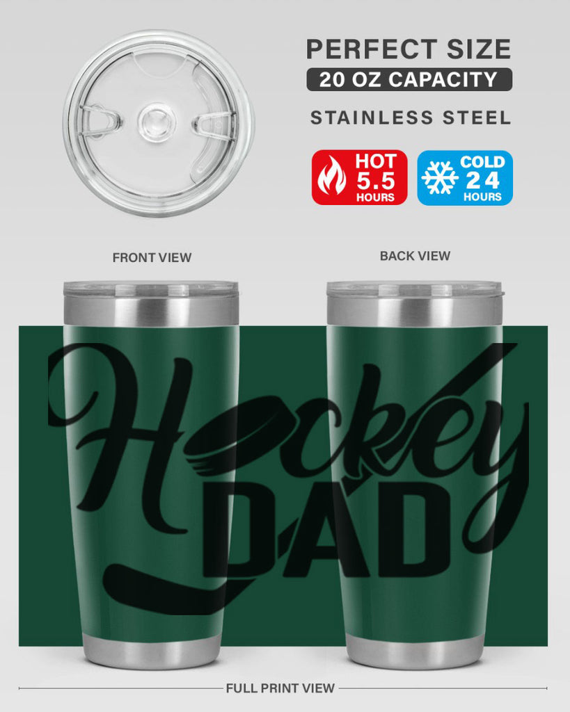 Hockey dad 1188#- hockey- Tumbler