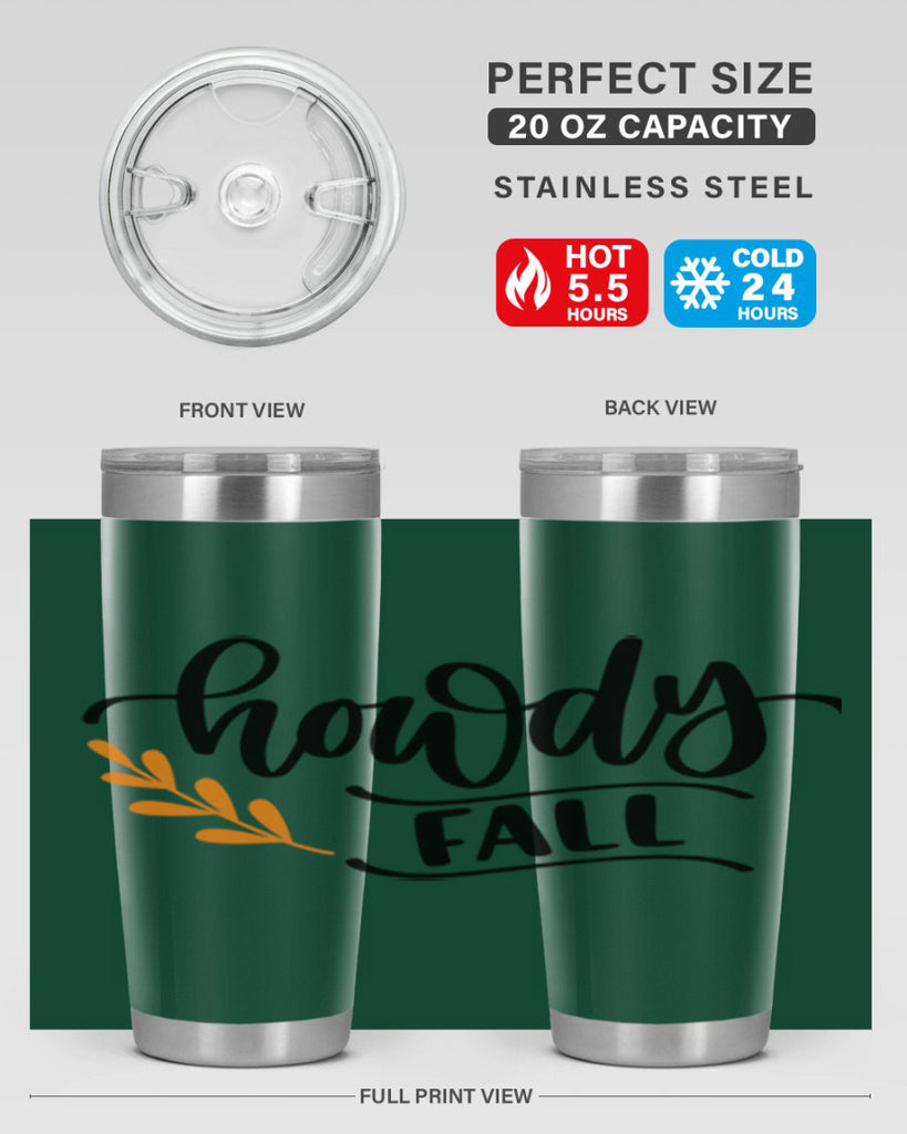 Howdy Fall 496#- fall- Tumbler