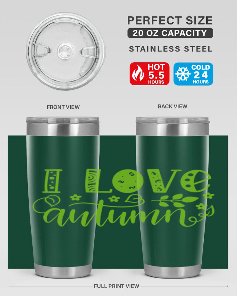 I Love Autumn 325#- fall- Tumbler