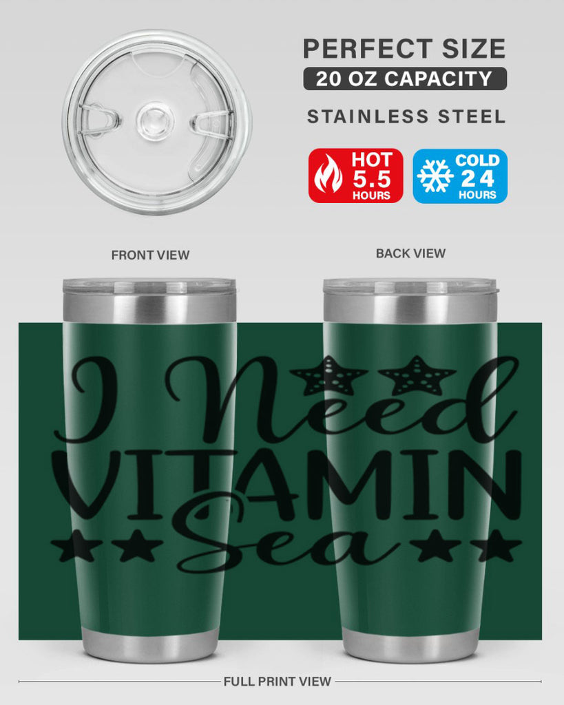 I Need Vitamin Sea 232#- mermaid- Tumbler