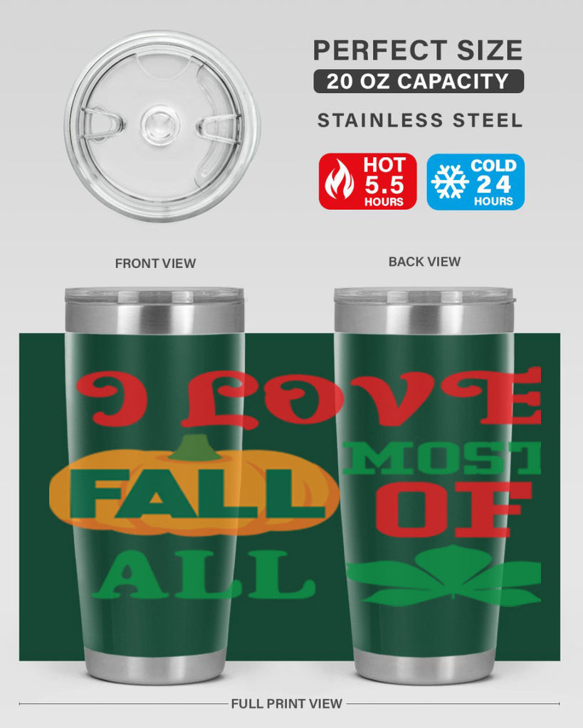 ILOVEFALLMOSTof 346#- fall- Tumbler