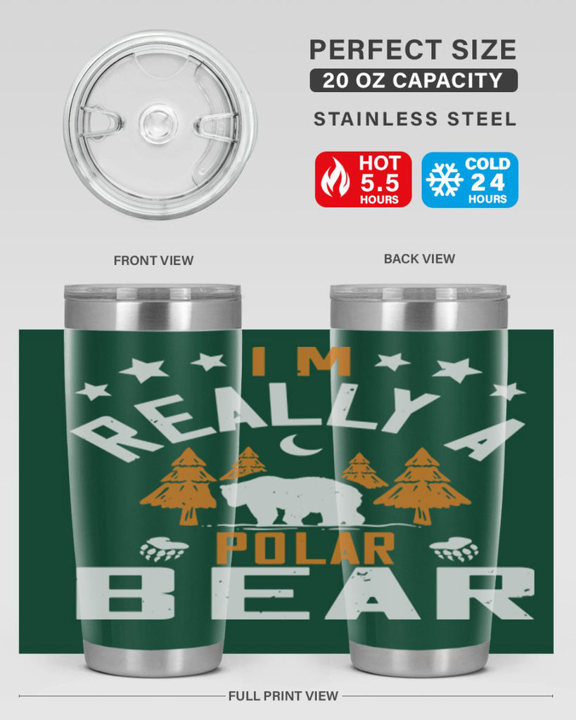 I'm really a polar bear 17#- Bears- Tumbler