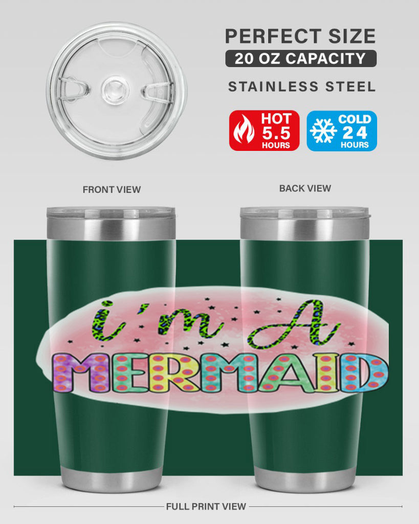 Im A Mermaid 255#- mermaid- Tumbler