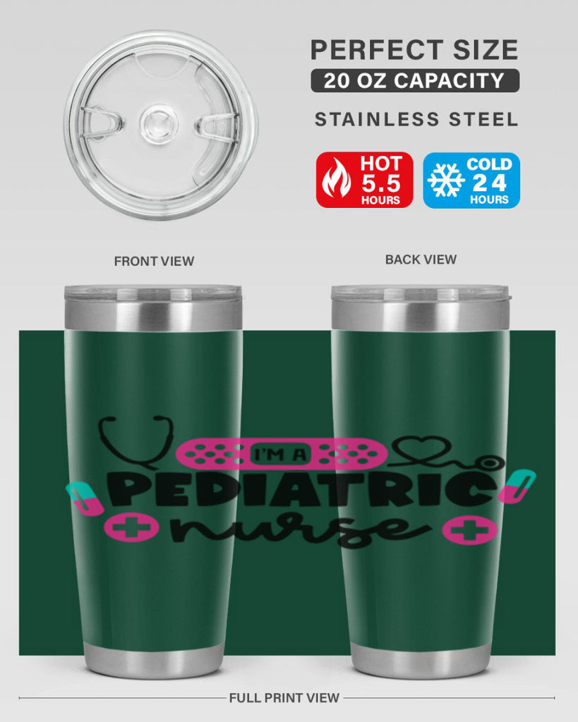 Im A Pediatric Nurse Style Style 154#- nurse- tumbler