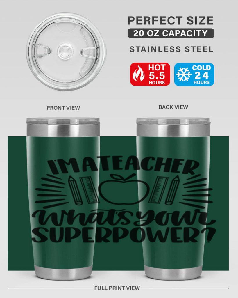 Im A Teacher Whats Your Style 72#- teacher- tumbler