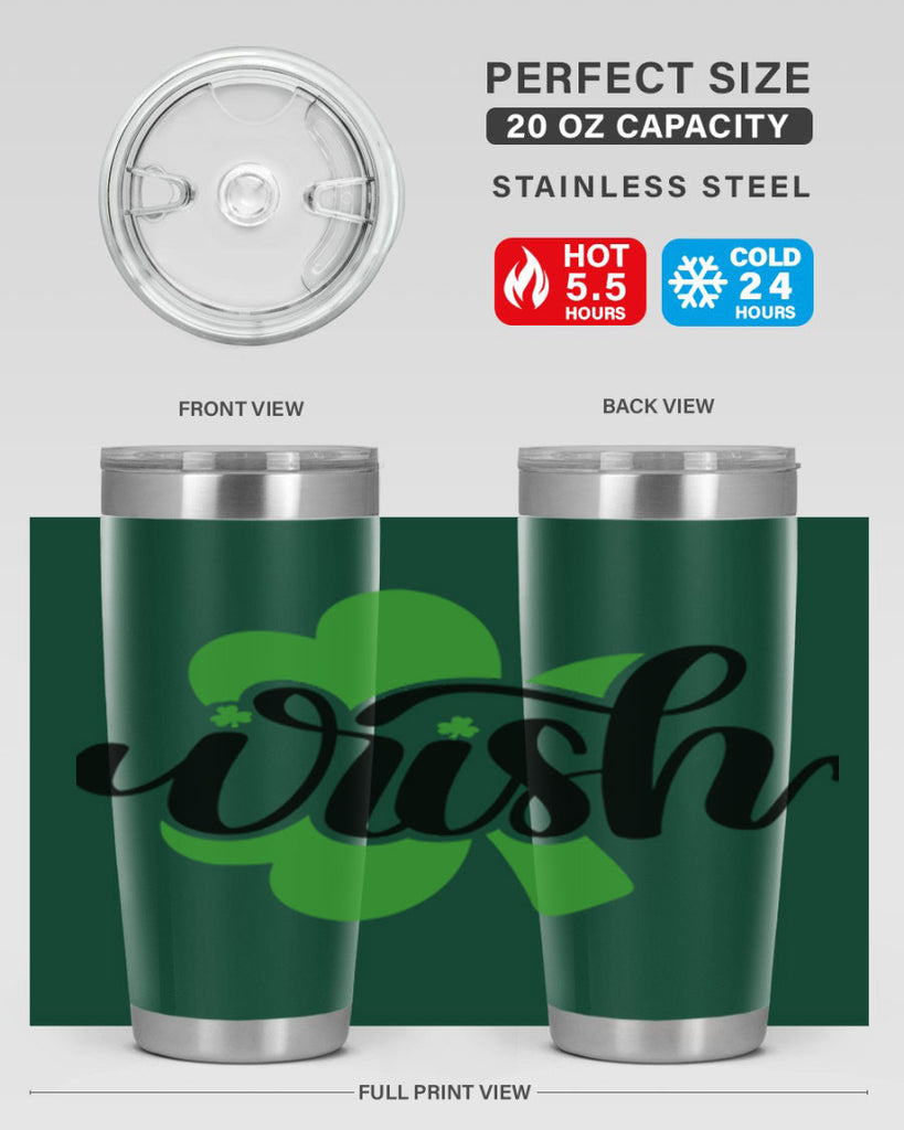 Irish Style 82#- St Patricks Day- Tumbler
