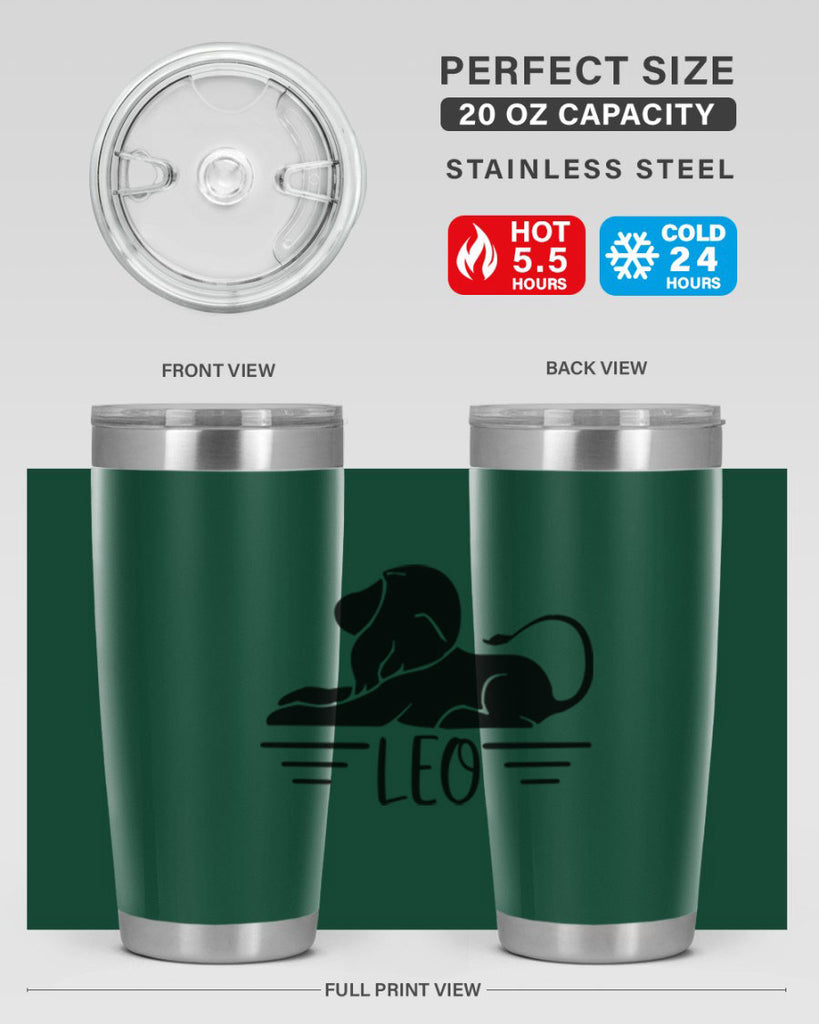 Leo 288#- zodiac- Tumbler