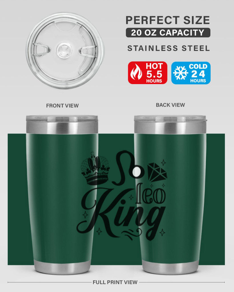 Leo king 290#- zodiac- Tumbler