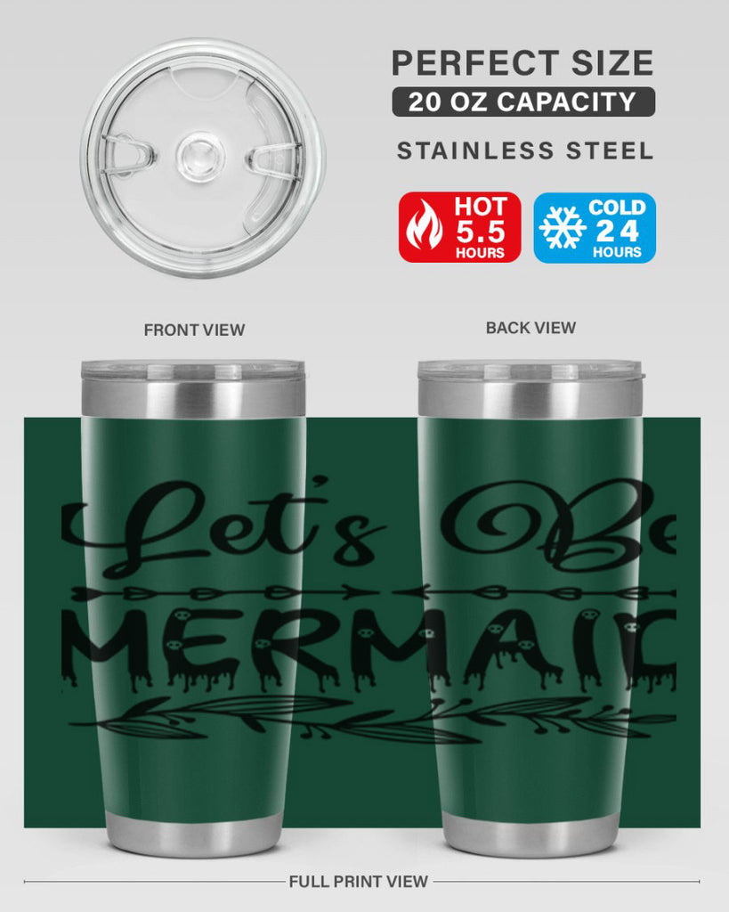 Lets be mermaid 292#- mermaid- Tumbler