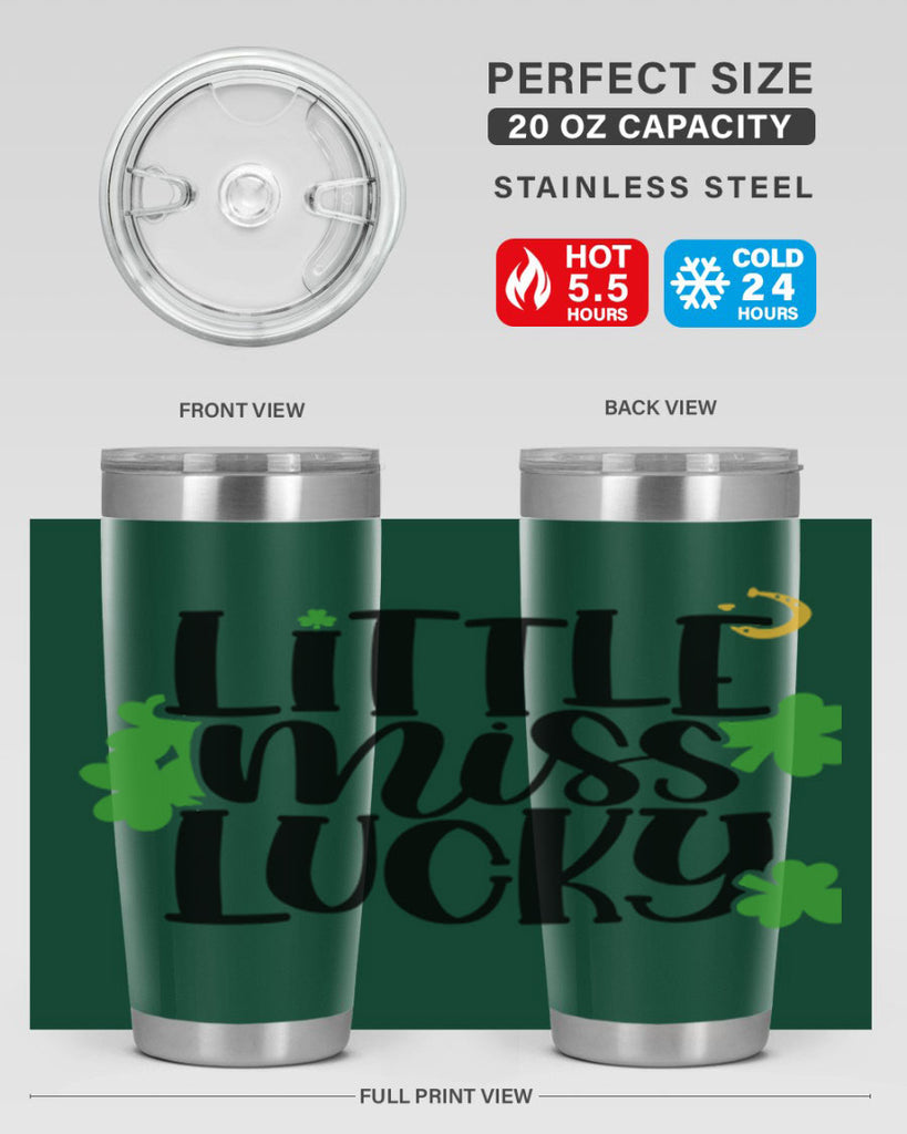 Little Miss Lucky Style 68#- St Patricks Day- Tumbler