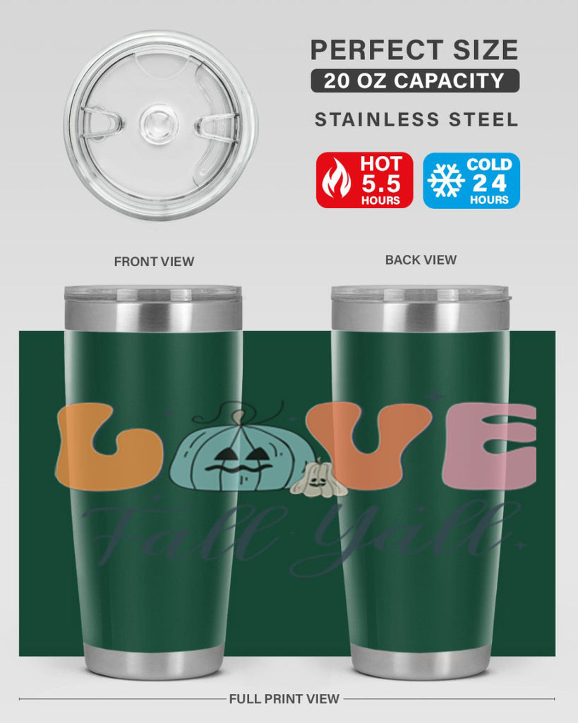 Love Fall Yall 413#- fall- Tumbler