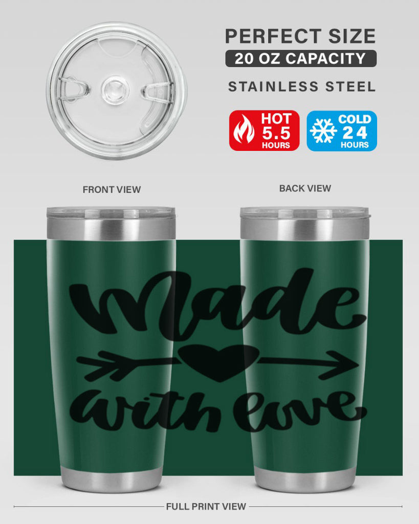 Made With Love Style 52#- baby- tumbler