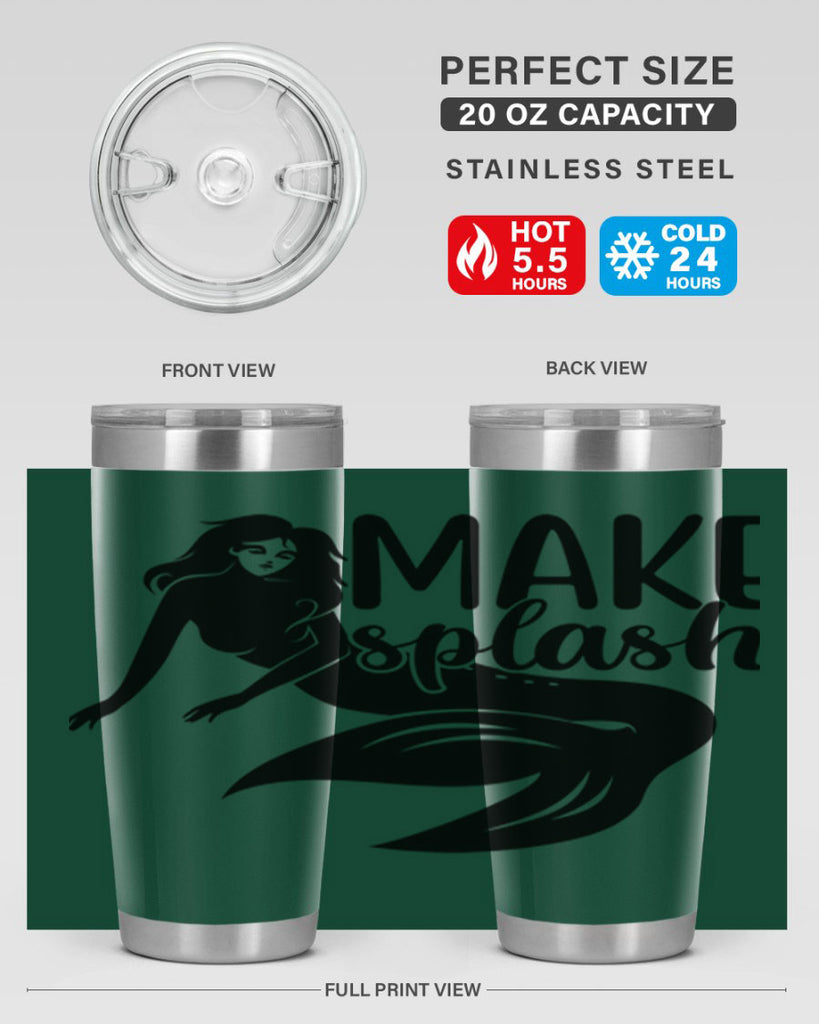 Make splash 315#- mermaid- Tumbler